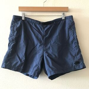 The North Face Womens 100% Nylon Performance Shorts Size Medium Blue Swim Hike